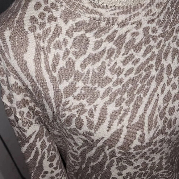 Rails Womens Ramona Natural Animal‎ Spots Crew Sweatshirt Medium - Picture 3 of 6